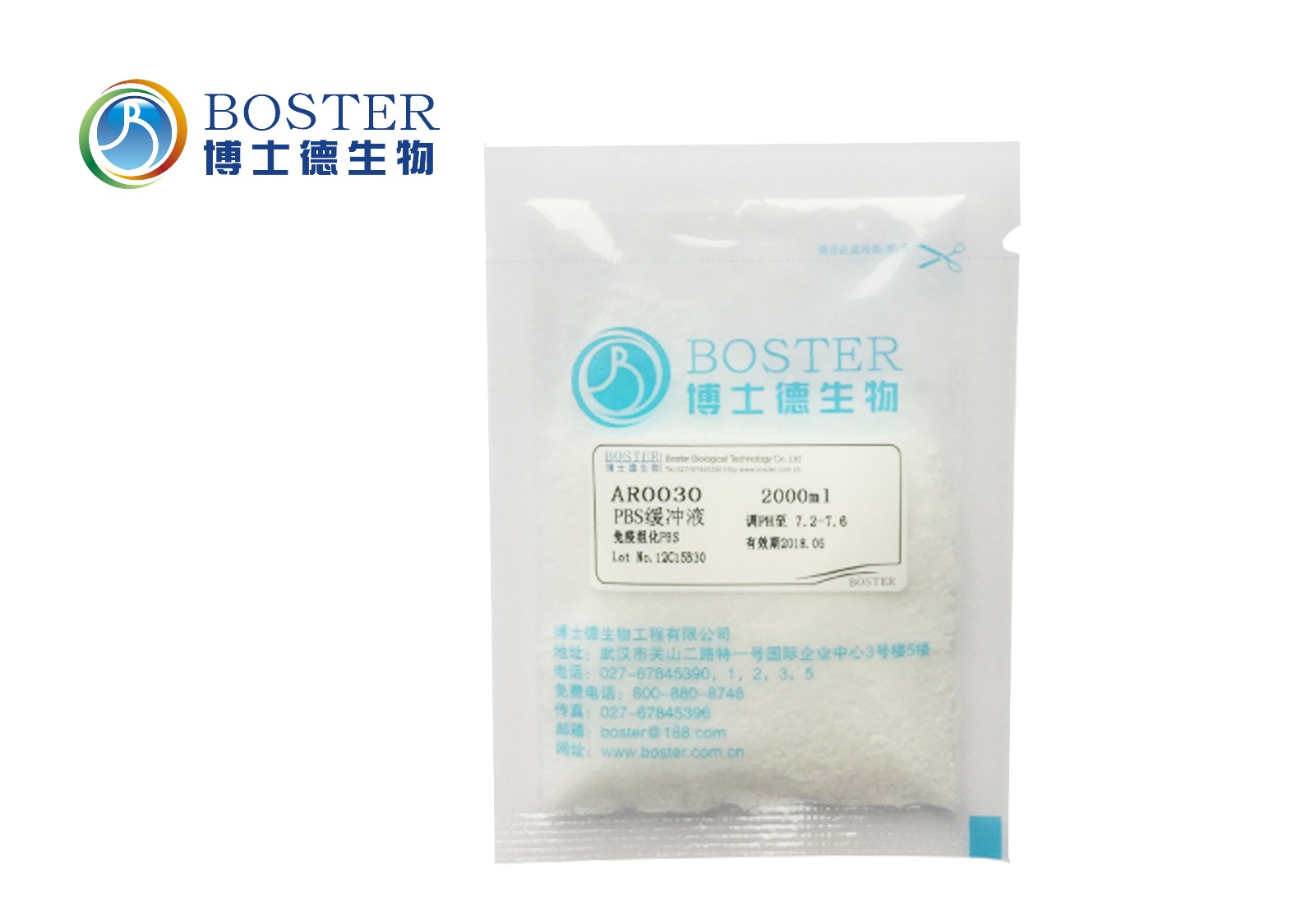 AR0030，BOSTER/博士德，PBS粉剂(干粉可配2L)