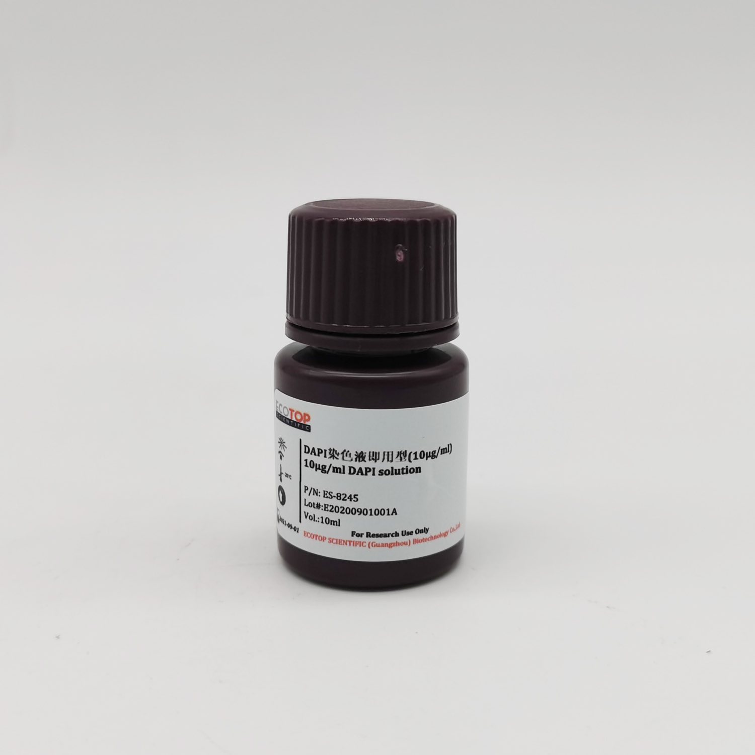 DAPI染色液即用型(10μg/ml)-10ml