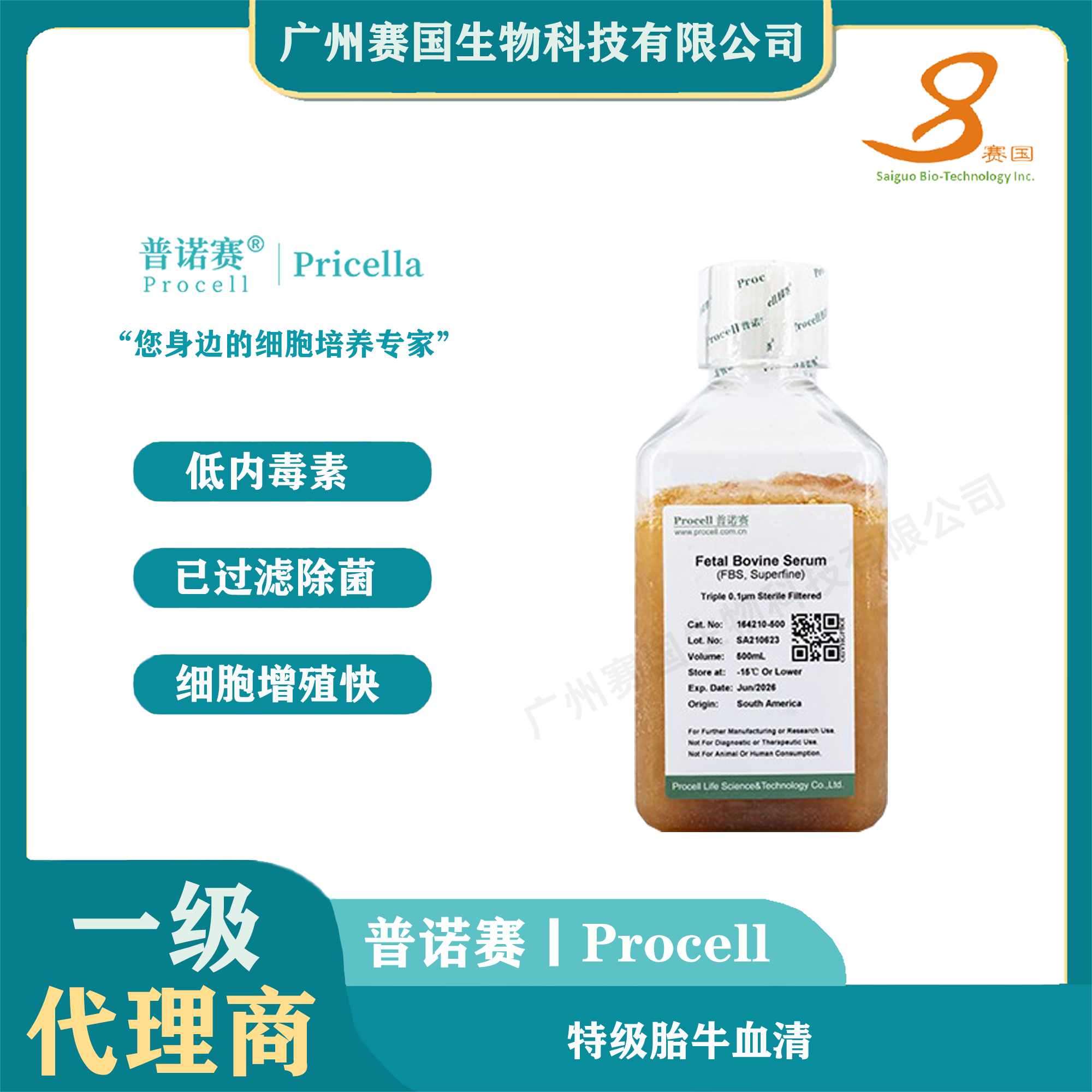 特级胎牛血清